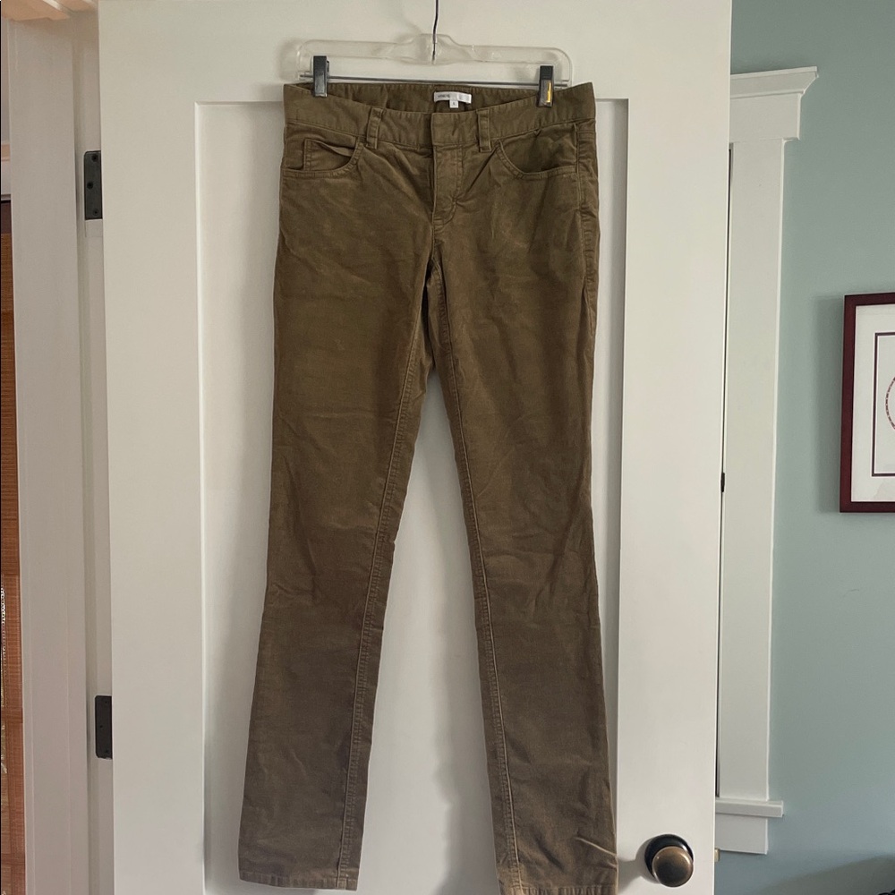 Vince Corduroy Slim Cut Brown Trousers